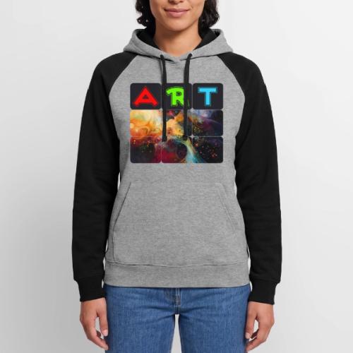 Waves of Art - Unisex Colorblock Hoodie
