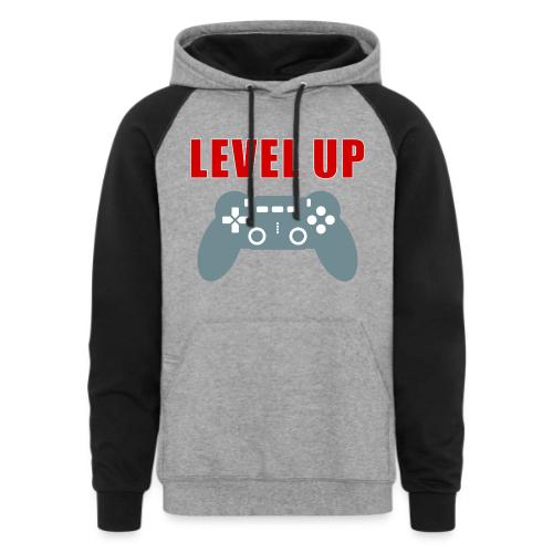 Level Up Gamer Controller Apparel - Unisex Colorblock Hoodie