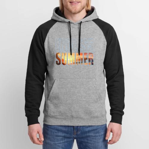 Golden Summer Vibes - Unisex Colorblock Hoodie