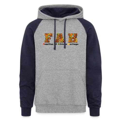 CAIS Families of African Heritage + Core Dragons - Unisex Colorblock Hoodie
