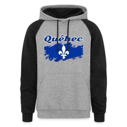La fête nationale du Québec - Unisex Colorblock Hoodie