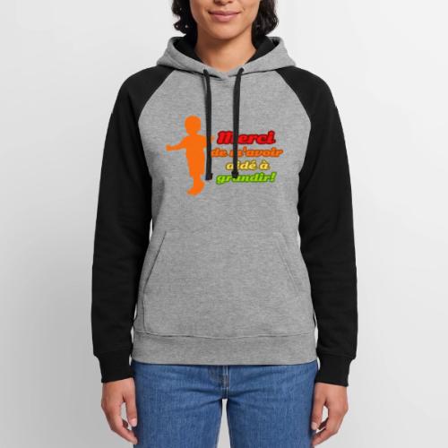 Growing Thanks to You - Unisex Colorblock Hoodie