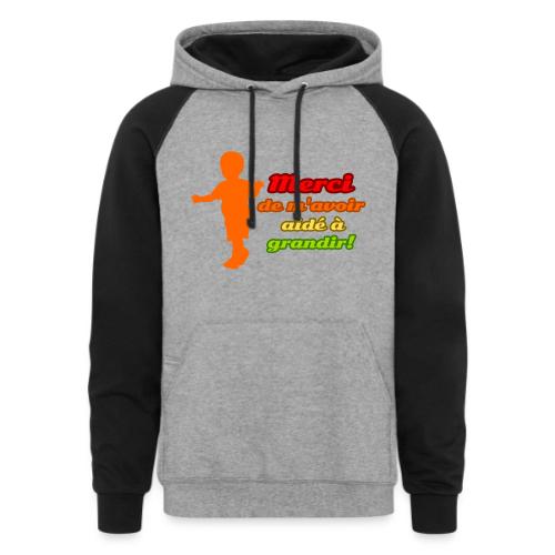 Growing Thanks to You - Unisex Colorblock Hoodie