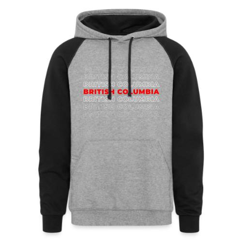 British Columbia Bold - Unisex Colorblock Hoodie