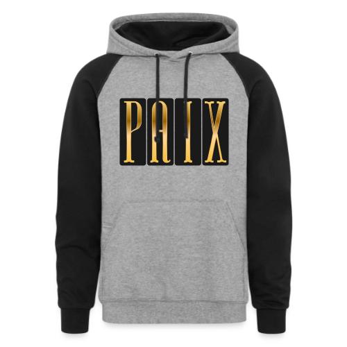 Golden Peace - Unisex Colorblock Hoodie