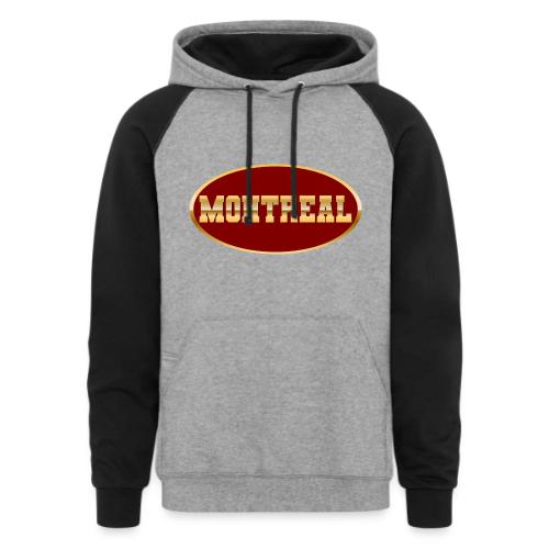Montreal in Gold - Unisex Colorblock Hoodie