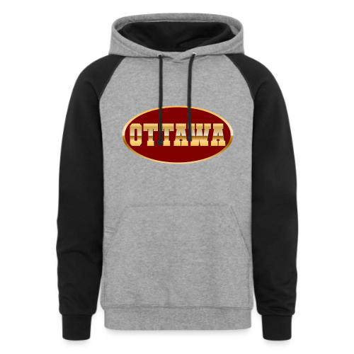 Golden Pulse – Ottawa - Unisex Colorblock Hoodie