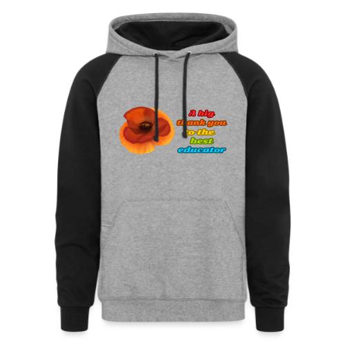 Teaching Legend - Unisex Colorblock Hoodie