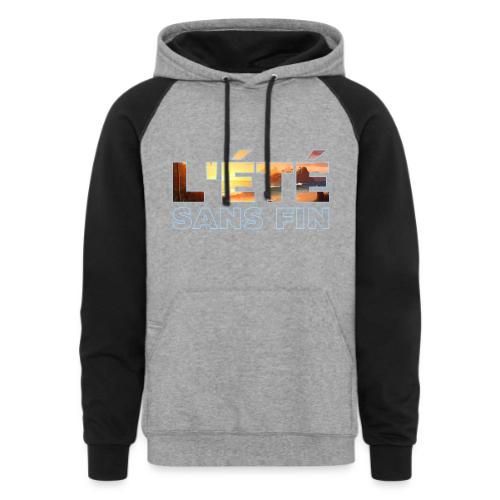 Golden Summer Atmosphere - Unisex Colorblock Hoodie