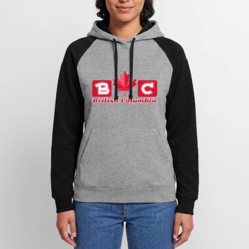 British Columbia, province of Canada - Unisex Colorblock Hoodie