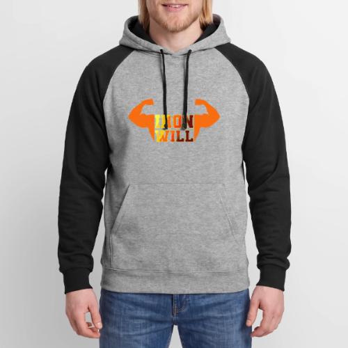Bodybuilding: Iron Will Power - Unisex Colorblock Hoodie