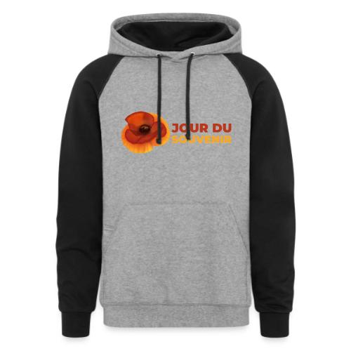 Remembrance Day - Unisex Colorblock Hoodie