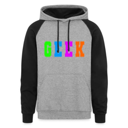 Certified Geek Mode - Unisex Colorblock Hoodie