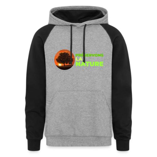 Nature protection - Unisex Colorblock Hoodie