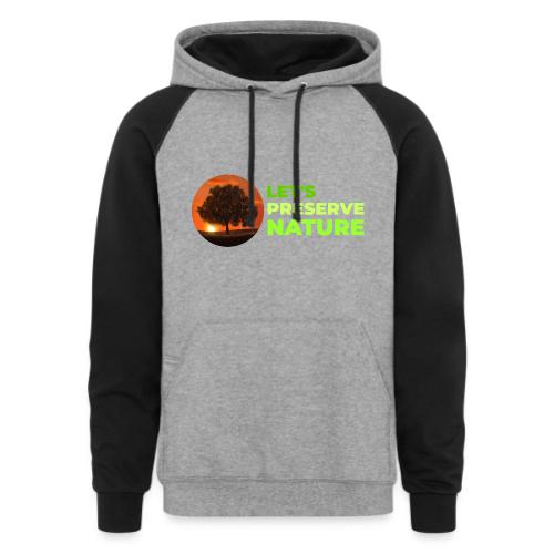 Nature protection - Unisex Colorblock Hoodie