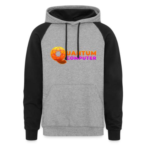 Quantum computer: Quantum Logic Unleashed - Unisex Colorblock Hoodie