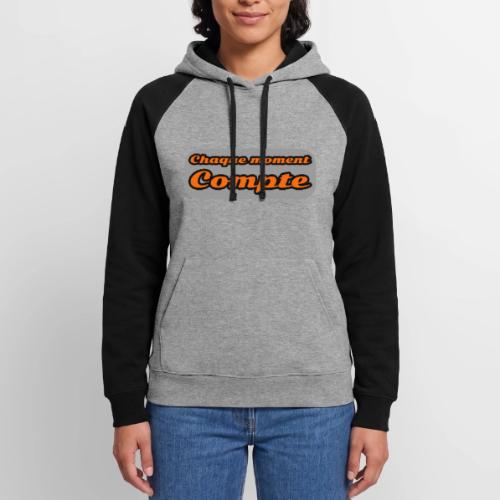 Every moment counts - Unisex Colorblock Hoodie
