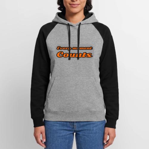 Every moment counts - Unisex Colorblock Hoodie