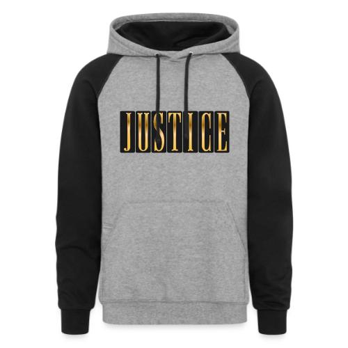 Golden Justice - Unisex Colorblock Hoodie