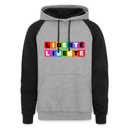 Freedom in colour - Unisex Colorblock Hoodie