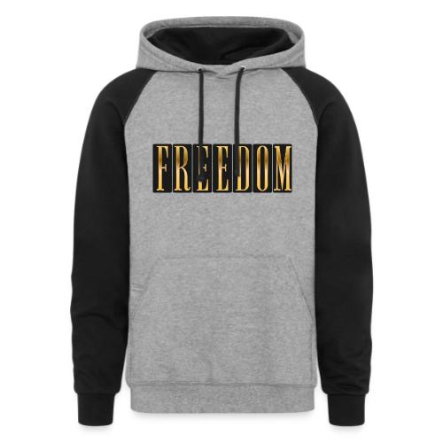 Freedom Shines - Unisex Colorblock Hoodie