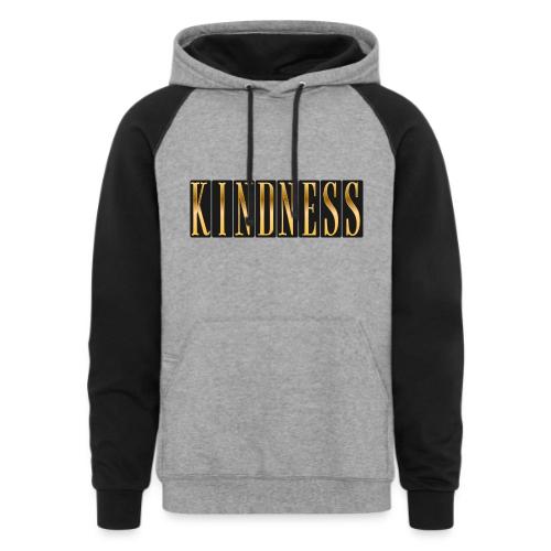 Golden Kindness - Unisex Colorblock Hoodie