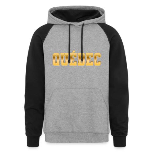 Québec - Unisex Colorblock Hoodie