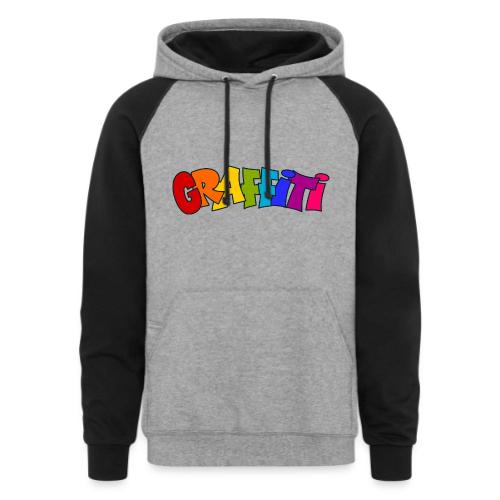 Graffiti - Unisex Colorblock Hoodie