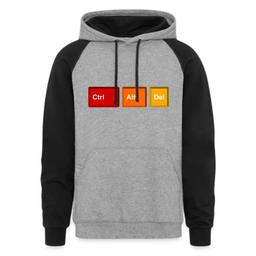 CTRL + ALT + DEL - Unisex Colorblock Hoodie