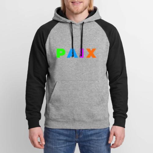 Peace in Colour - Unisex Colorblock Hoodie