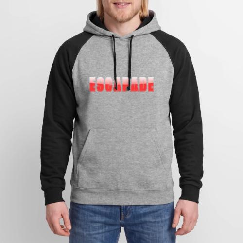 ESCAPADE Bold Typography Graphic Design - Unisex Colorblock Hoodie