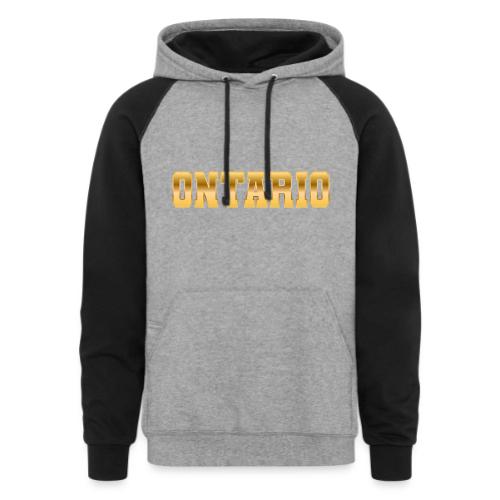 Ontario - Unisex Colorblock Hoodie