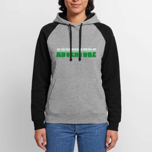 Adventure Typography Design for Apparel - Unisex Colorblock Hoodie