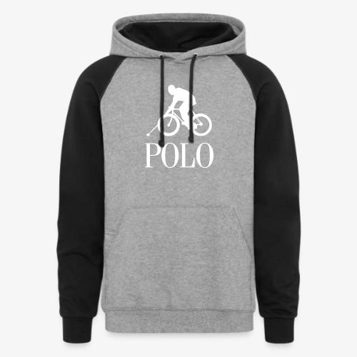 bike polo - Unisex Colorblock Hoodie