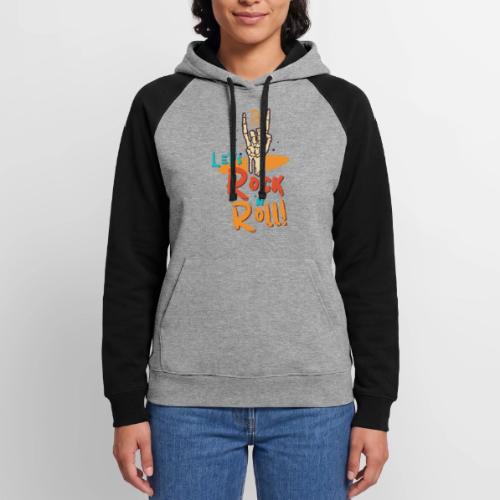 Let's Rock and Roll - Unisex Colorblock Hoodie