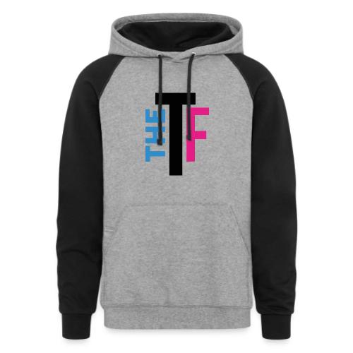TTF Blue, Black & Pink - Unisex Colorblock Hoodie
