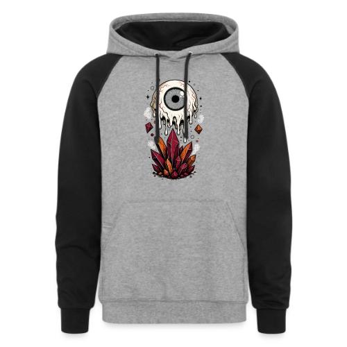 Melting Eyeball - Unisex Colorblock Hoodie