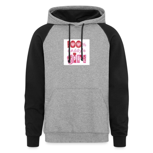 6359861514666412231626691250 daddys girl pic 2 - Unisex Colorblock Hoodie