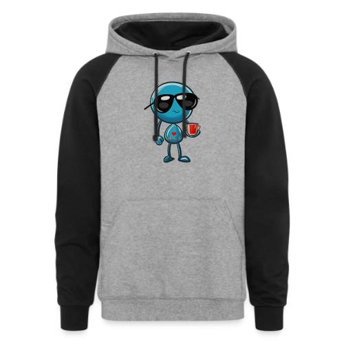 Smoon City 3_I heart Mrs S - Unisex Colorblock Hoodie