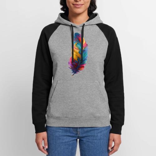 Spectrum Feather Flow - Unisex Colorblock Hoodie