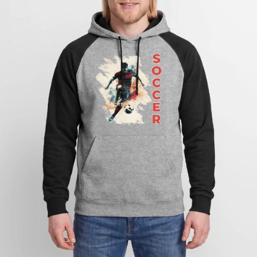 Soccer Blaze - Unisex Colorblock Hoodie