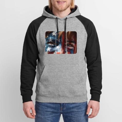 USA: Stars in Their Eyes - Unisex Colorblock Hoodie