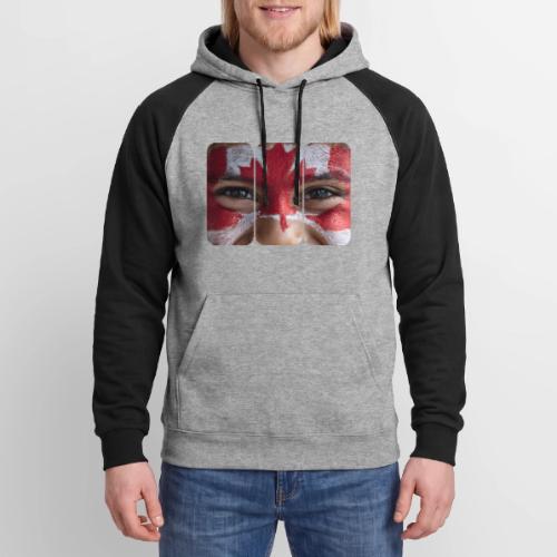 Proudly Canadian - Unisex Colorblock Hoodie
