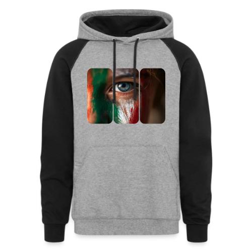 Mexico: Pride in Three Colors - Unisex Colorblock Hoodie
