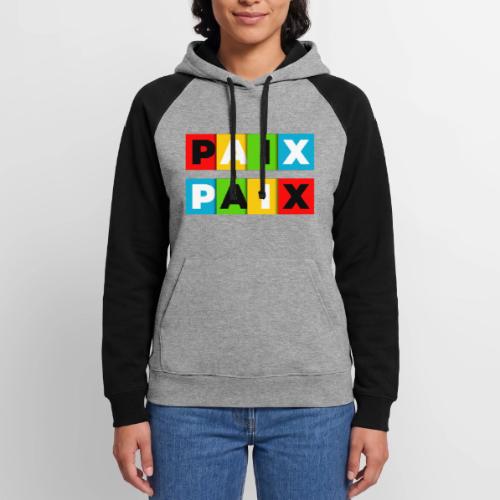 Peace in Colour - Unisex Colorblock Hoodie