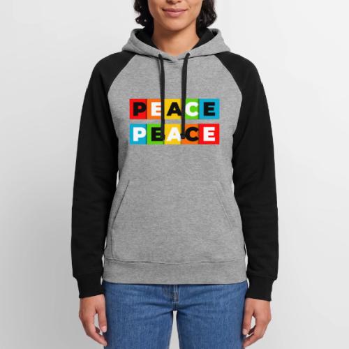Colorful Peace - Unisex Colorblock Hoodie