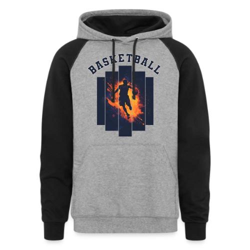 Basketball Power - Unisex Colorblock Hoodie