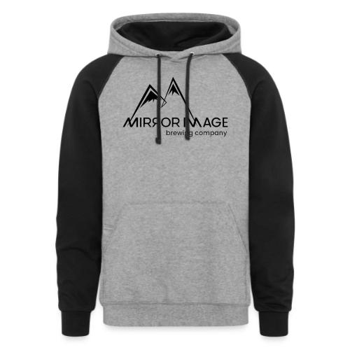 MIBCO1_mountain - Unisex Colorblock Hoodie