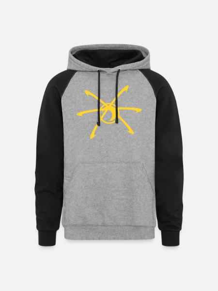 Jimmy Neutron - Unisex Colorblock Hoodie - heather gray/black