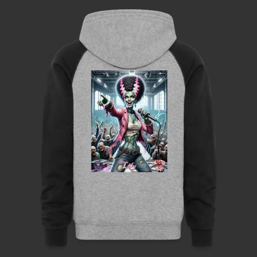 Monster Mosh 2024 Tour Lily Singer #DL-001 - Unisex Colorblock Hoodie
